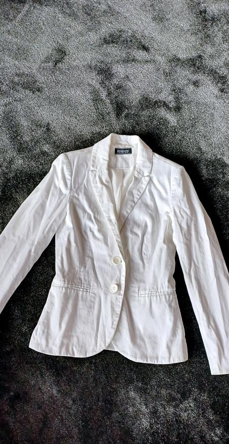 Biele sako v.36, stradivarius,36