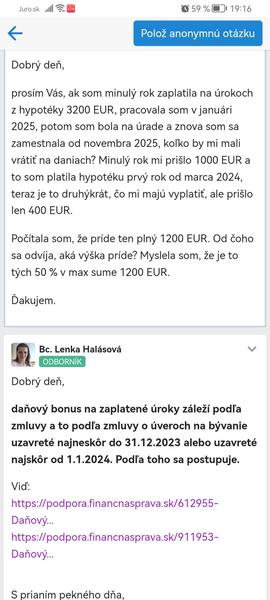 Viaže sa suma, ktorú mi vrátia za zaplatené úroky z hypotéky, na to, či pracujem?