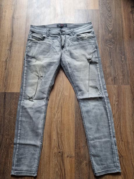 Pánské šedé rifle, l