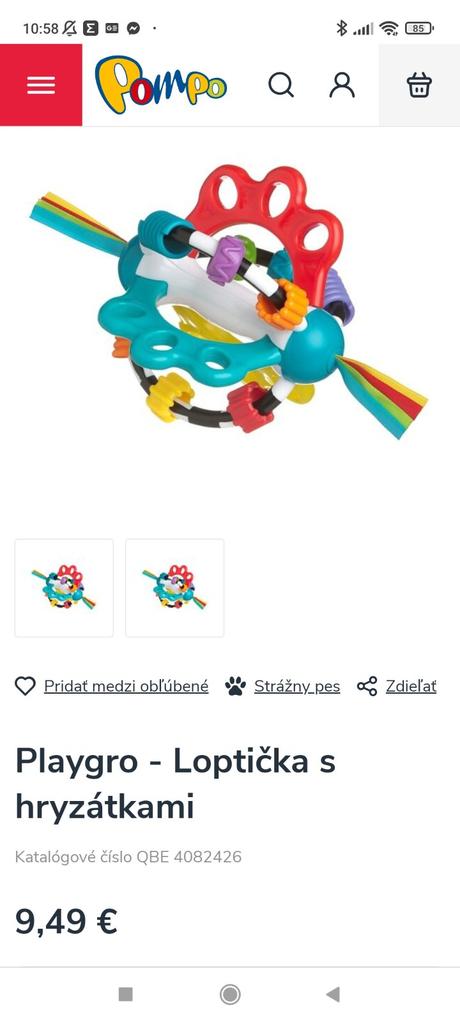 Playgro,pompo hračky,