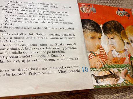 Retro stará kniha hlupáčik s velikánskou jednotkou, 