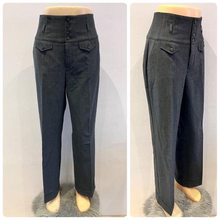 Dámske elegantné nohavice sivé (m), mac,m