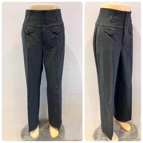 Dámske elegantné nohavice sivé (m), mac,m