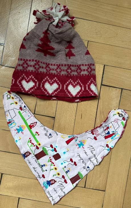 Tenká čapica s nákrčníkom(handmade) za 3eur, 104