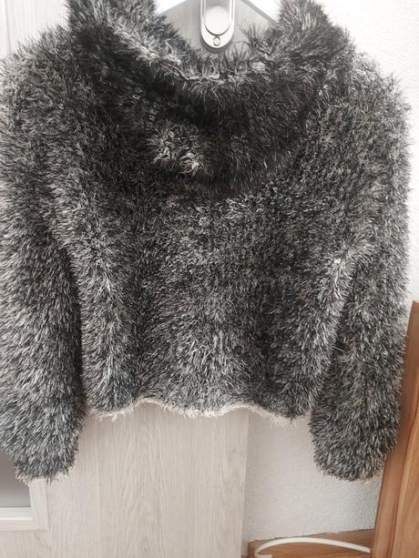 Chlpatý sveter, fishbone