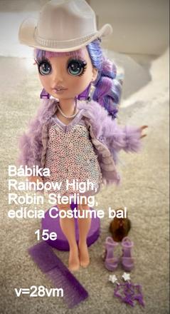Bábika zn.rainbow high, robin sterling, 