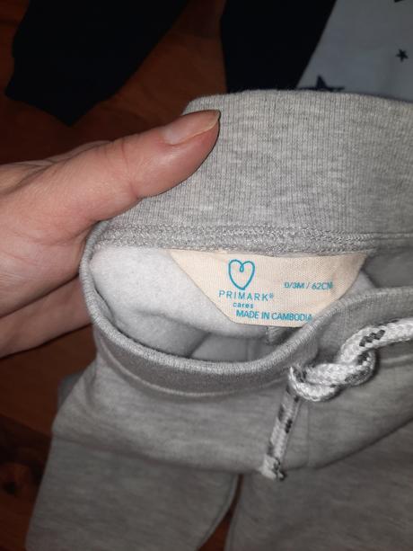 Tepláky, primark,62