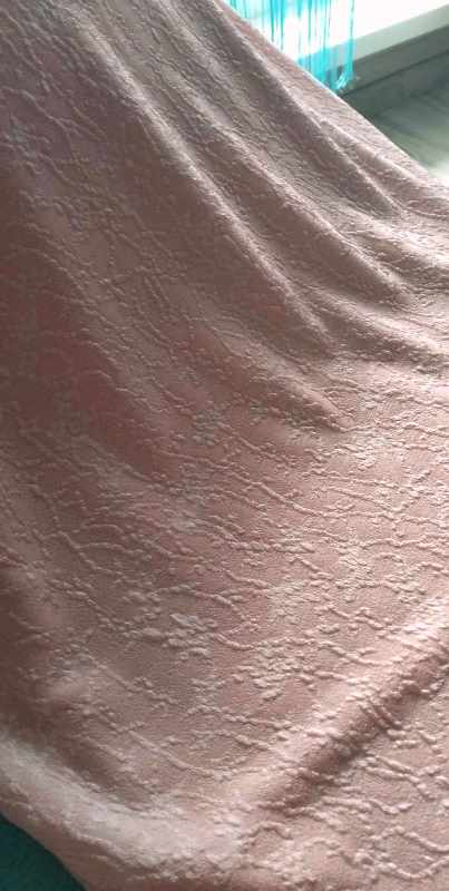 Minišaty, lososová/marhuľková farba, v. 42/44/xl, xl