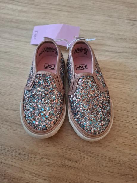 Tenisky trblietavé, f&f,23