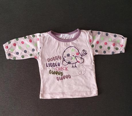 Tričko s dlhým rukávom,veľ. 68. 1kus/1e, 68