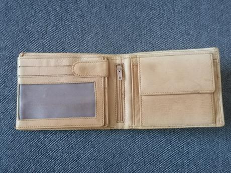 Pánska kožená peňaženka,