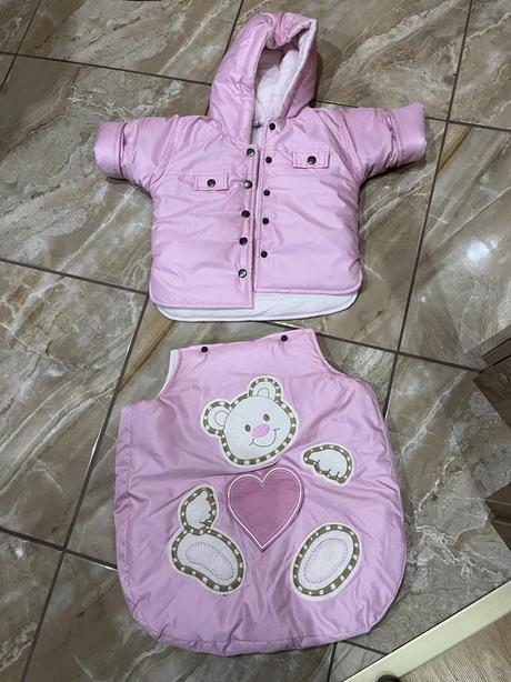 Fusak a kabat  pre dievčatko 2v1, 