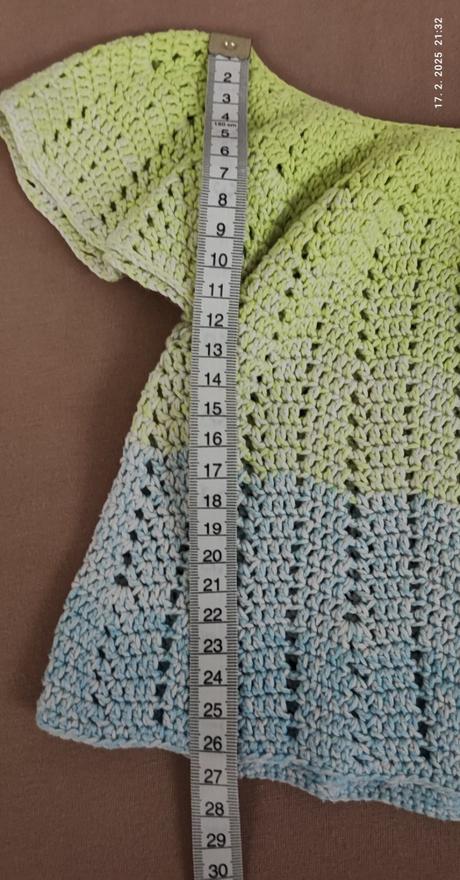 Letný crop top, 122