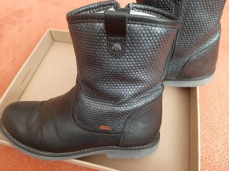 Čierne kožené čižmy č. 35, lasocki,35