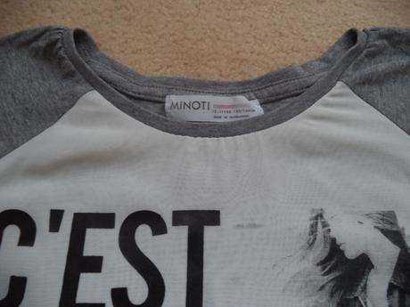 Dlhé tričko minoti 140/146, minoti,140