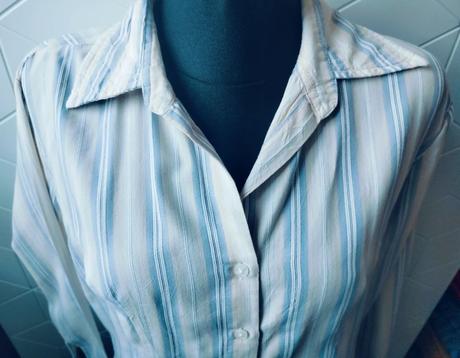 Jemná pásikavá blúzka, 40