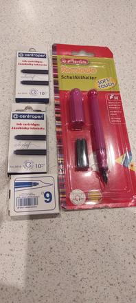 Plniace pero herlitz tornado s náhradnou náplňou,