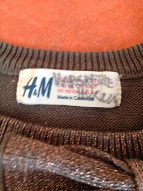 Saty pre slecnu, h&m,104