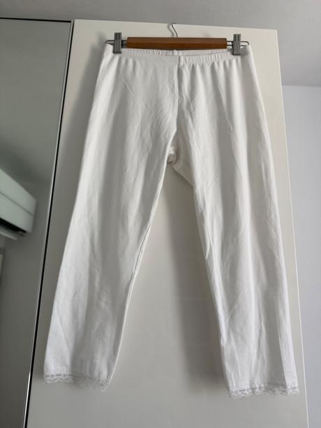 3/4 legíny s čipkou, h&m,170