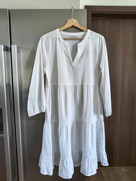 Marie lund copenhagen oversize midi letné šaty m-l, m