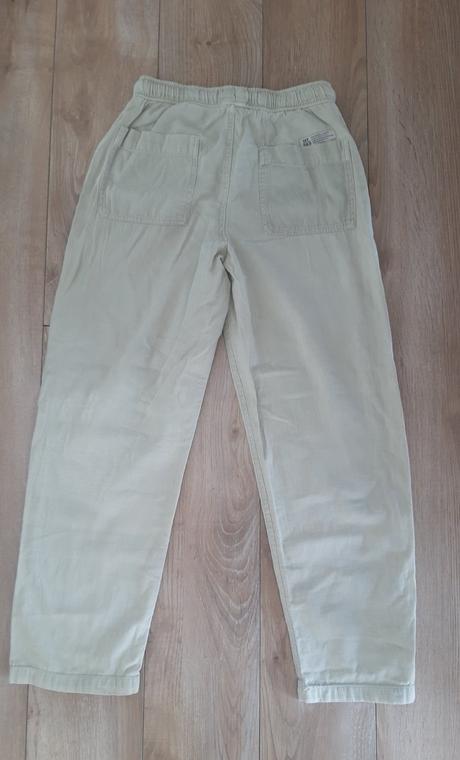 Plátenné nohavice, zara,164