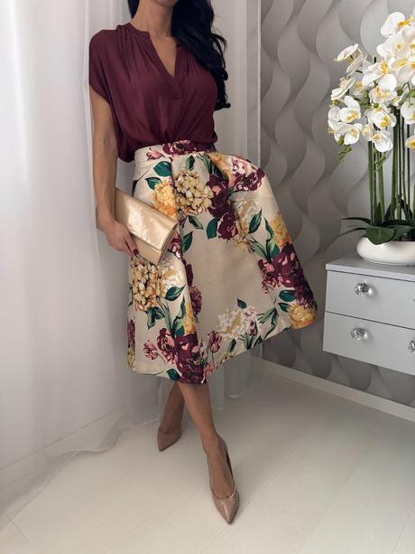 Autograph - kvetinová sukňa, marks & spencer,s