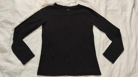 Tričko s dlhým rukávom, h&m,134