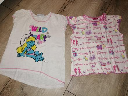 Tričko šmolinka, barbie,122