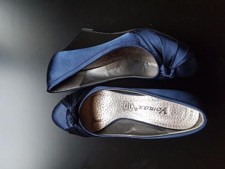 Modré saténové lodičky, 36