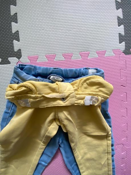 Nohavice žlté a modré rifle, mayoral,92