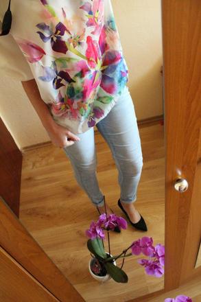 Bledomodré džegínsy, c&a,38