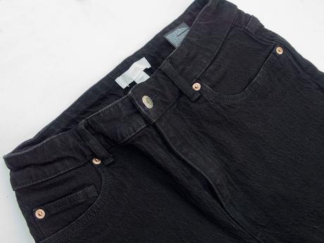 Čierne rifle s vysokým pásom, h&m,40