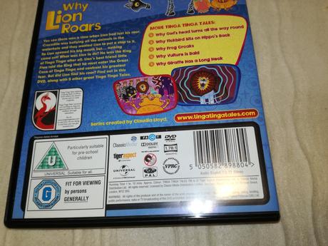 Dvd tinga tinga tales why lion roars sp19, 