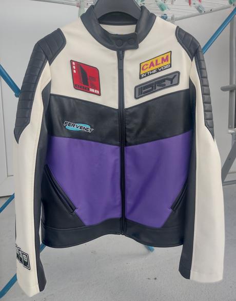 Koženková bunda, bershka,s