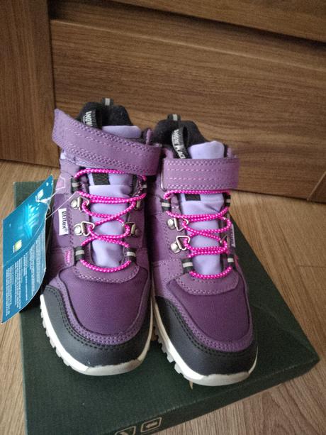 Nové čižmy 33 fialové, deichmann,33