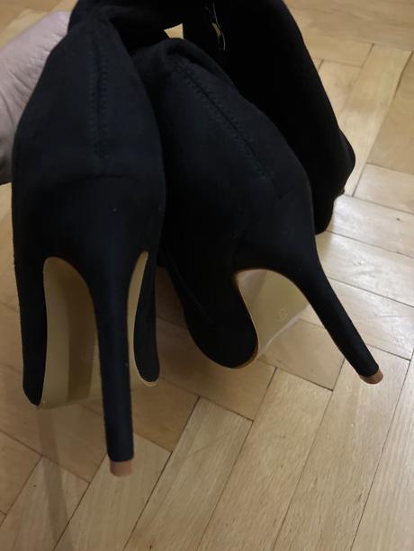 Semisove cizmy nad kolena, 38