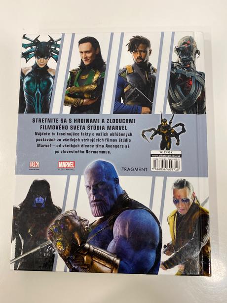Kniha marvel studios encyklopédia postáv nová, 