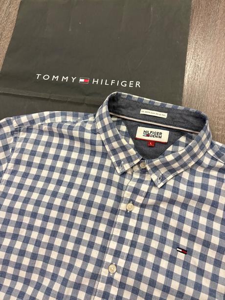 Tommy hilfiger panska kockovana kosela l, tommy hilfiger,l