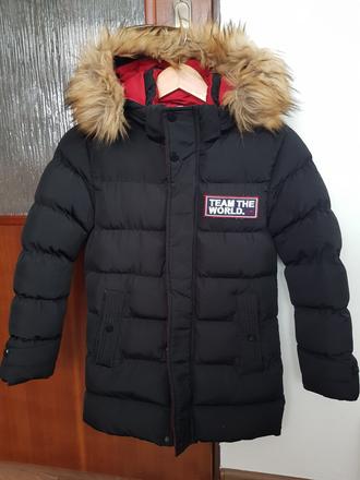 Chlapčenská zimná bunda, 140