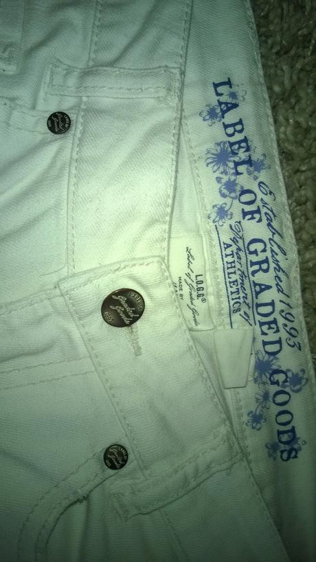 3/4 riflove kratasy denim 140/146/152/158, h&m,146