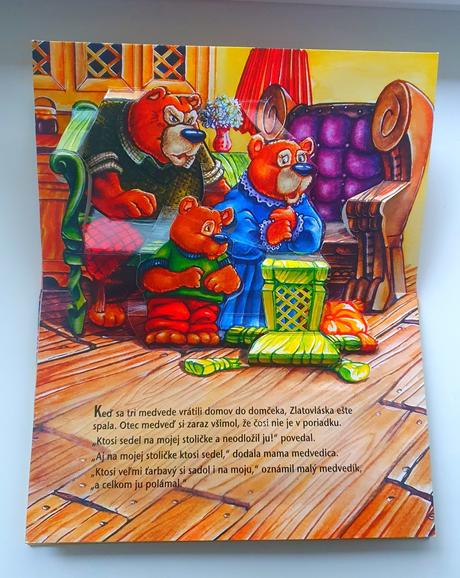 Zlatovláska a tri medvede., 