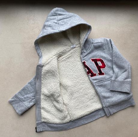 Zateplená mikina na zips gap, gap,92