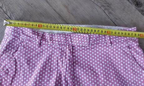 Ružové vzorované nohavice, tchibo,38