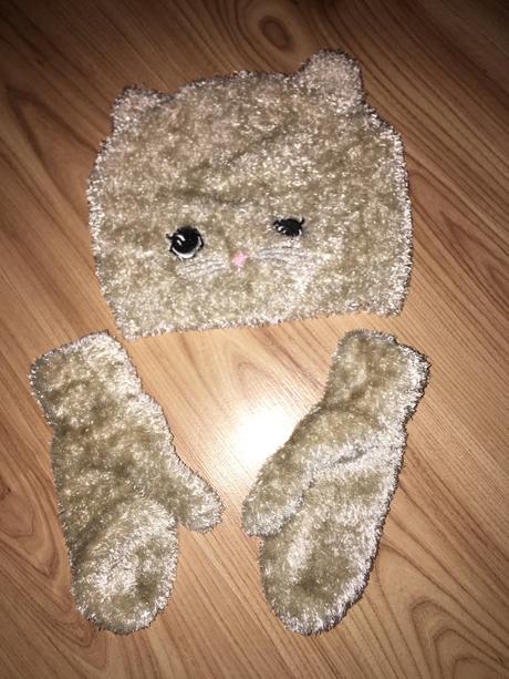 Set čiapka + rukavice 110/128, h&m,110