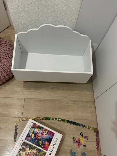 Dreveny box- truhlica na hračky - knihy, 