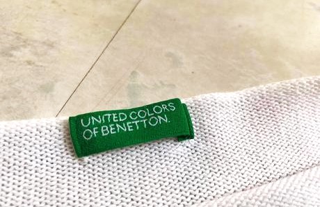 Cvernový pulóver benetton, benetton,l