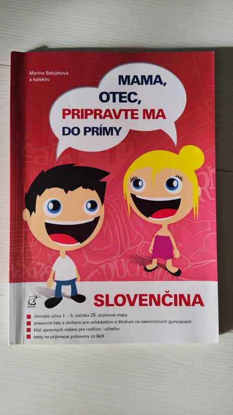 Knihy na prípravu slovenčina na 8.ročné gymnázium,