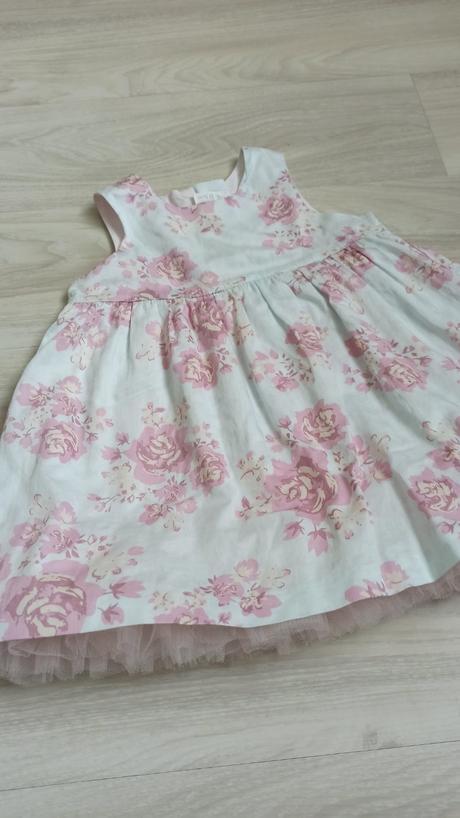 Šaty kvetové, h&m,80