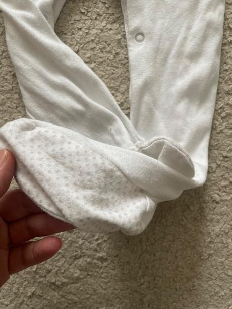 Biele pyzamko dupacky 92, f&f,92