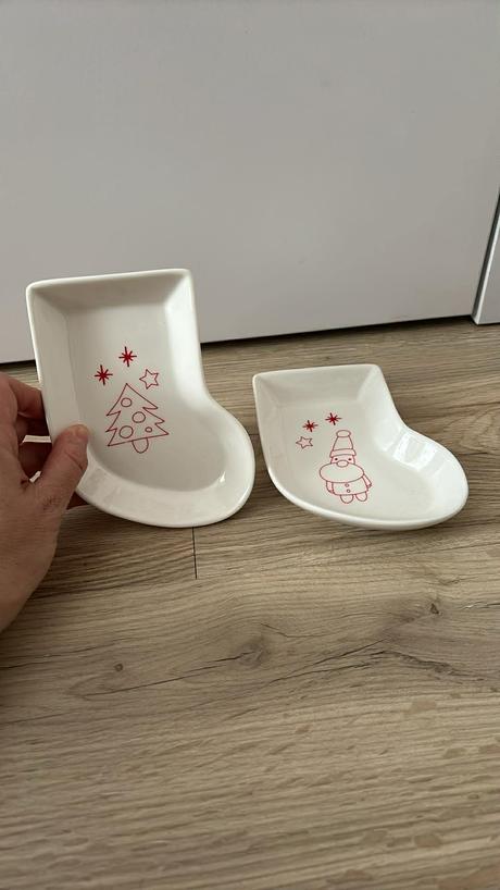 Vianočné mištičky na oriešky,